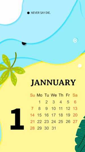 January 2024 Calendar Wallpaper