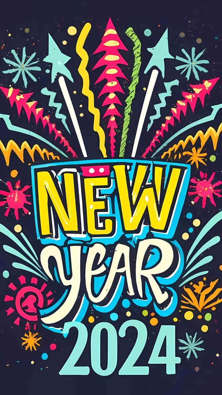 New Year 2024 Wallpaper iXpap