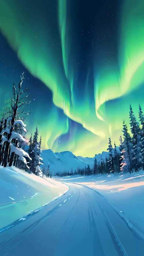 Winter Scene Wallpaper - iXpap