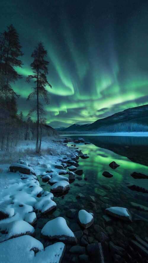 Winter Scene Wallpaper - iXpap