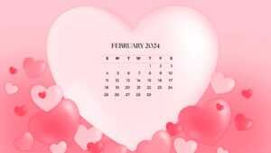 February 2024 Calendar Wallpaper
