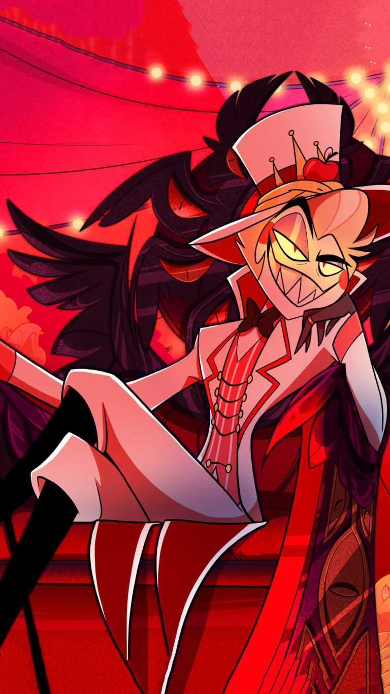 Hazbin hotel lucifer wallpaper ixpap
