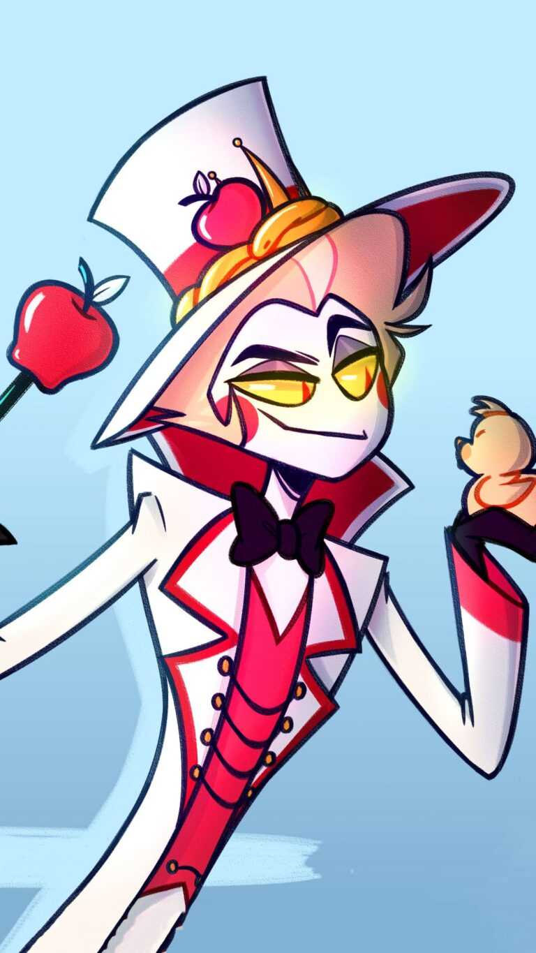 Hazbin hotel lucifer wallpaper ixpap