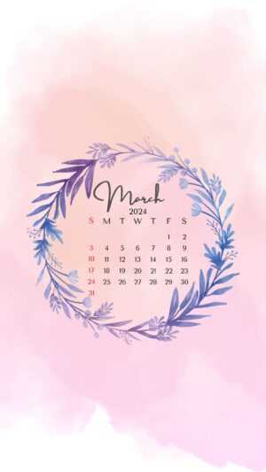 March 2024 Calendar Wallpaper