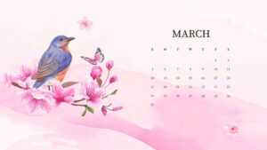 March 2024 Calendar Wallpaper