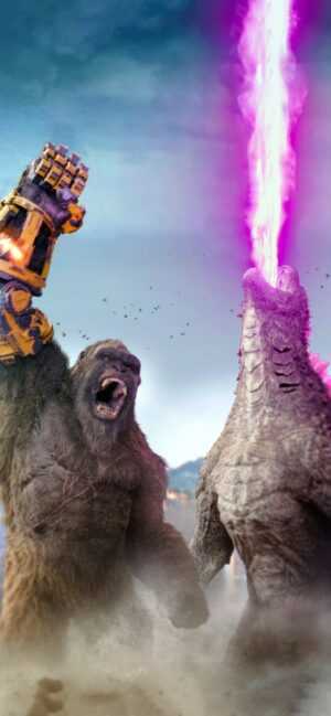 Godzilla X Kong Wallpaper
