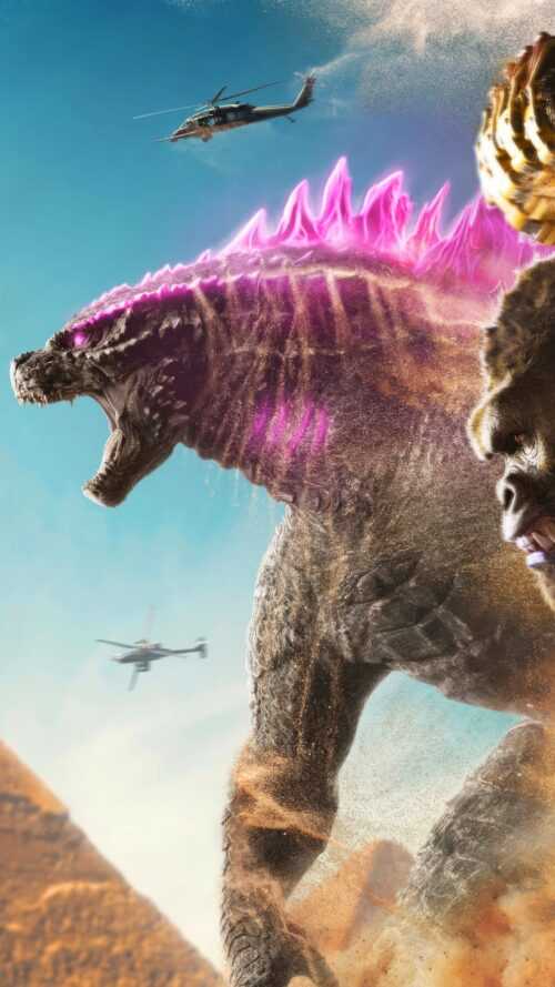 Godzilla X Kong Wallpaper iXpap