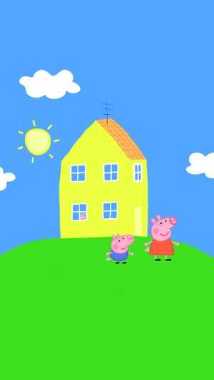 Peppa Pig House Wallpaper