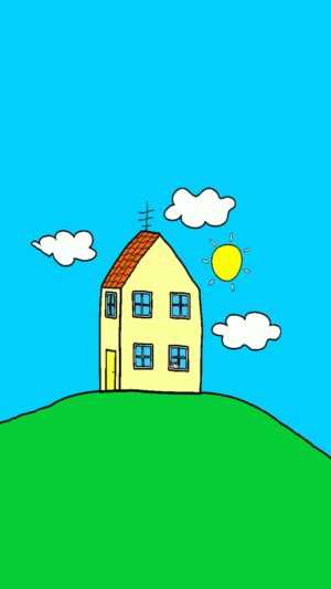 Peppa Pig House Wallpaper