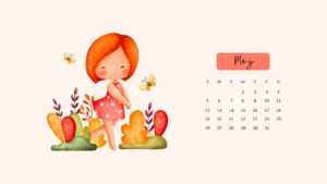 May Calendar 2024 Wallpaper