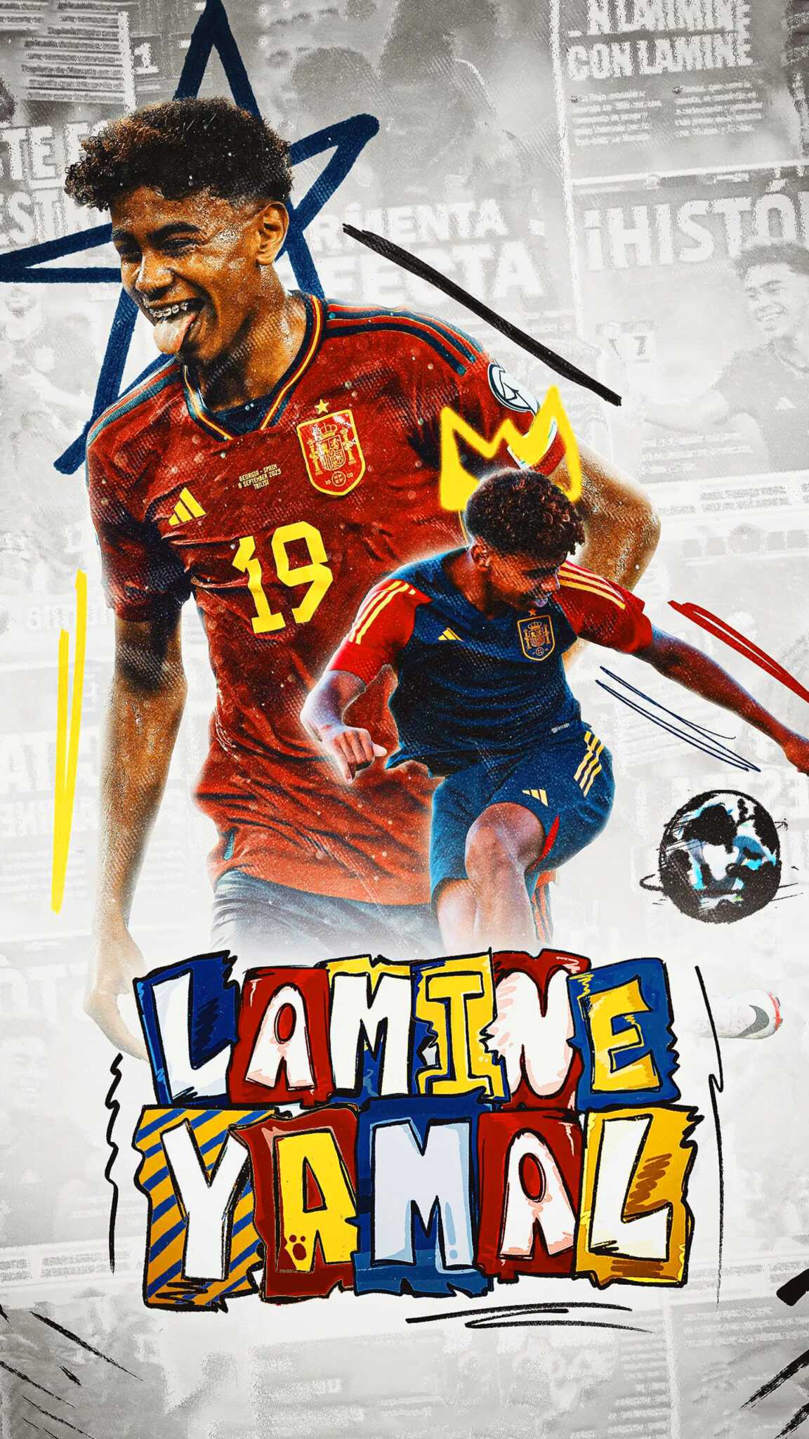 Lamine Yamal Wallpaper - iXpap