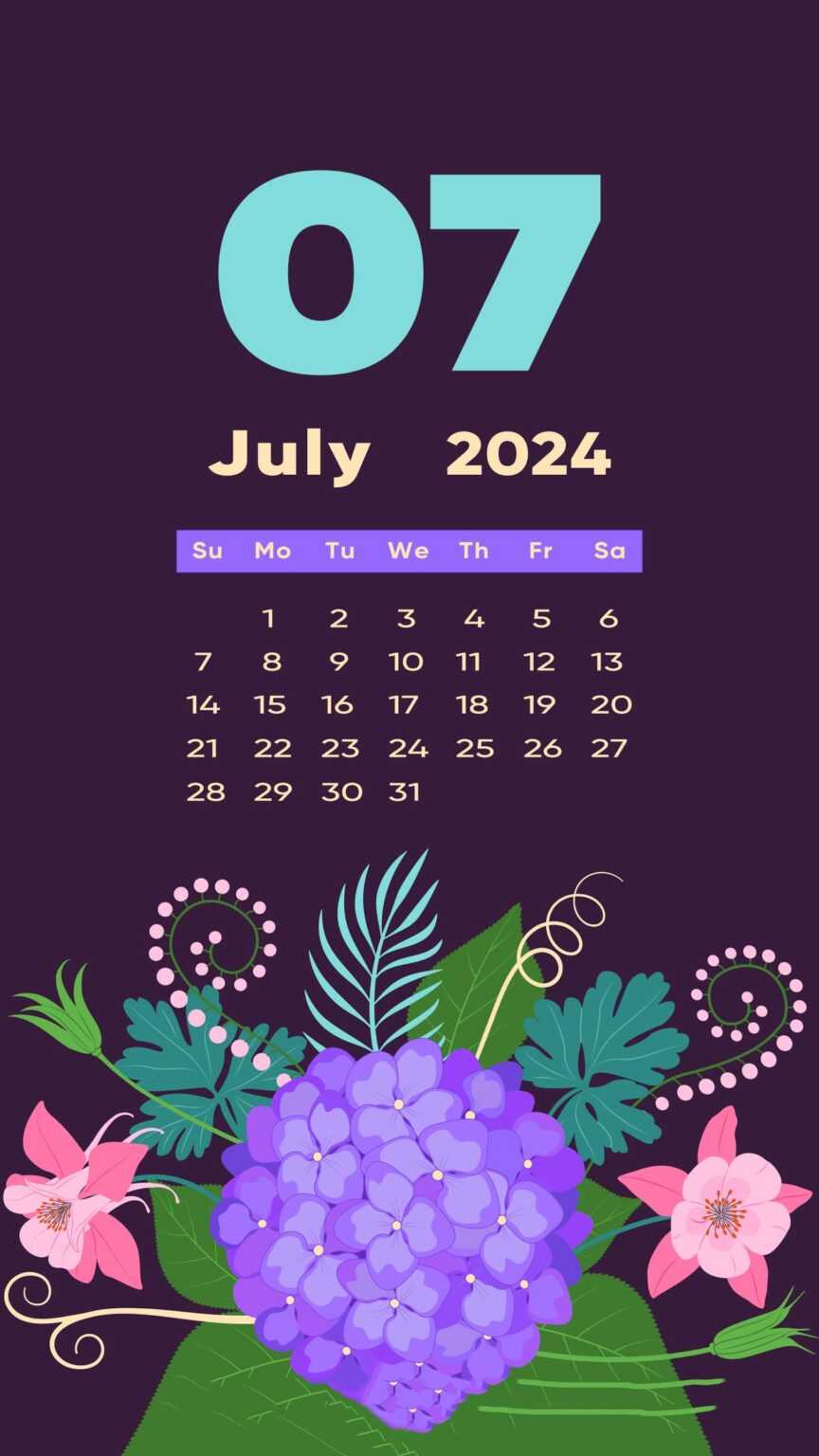 July 2024 Wallpaper iXpap