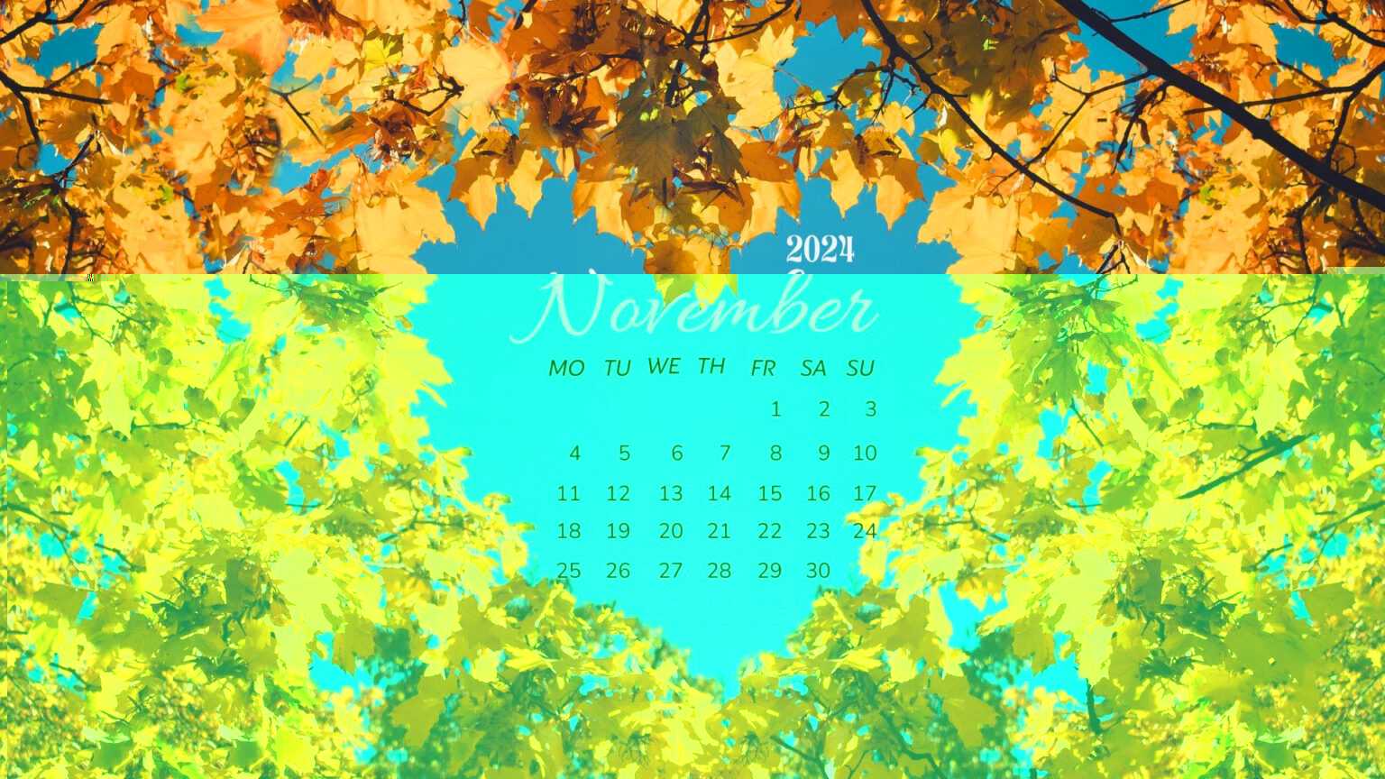 Give Me The November 2024 Calendar