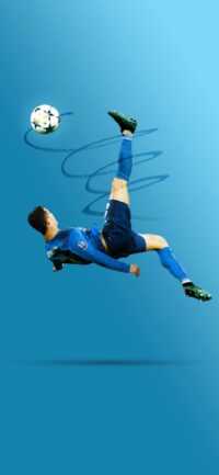 Ronaldo Bicycle Kick Wallpaper - iXpap