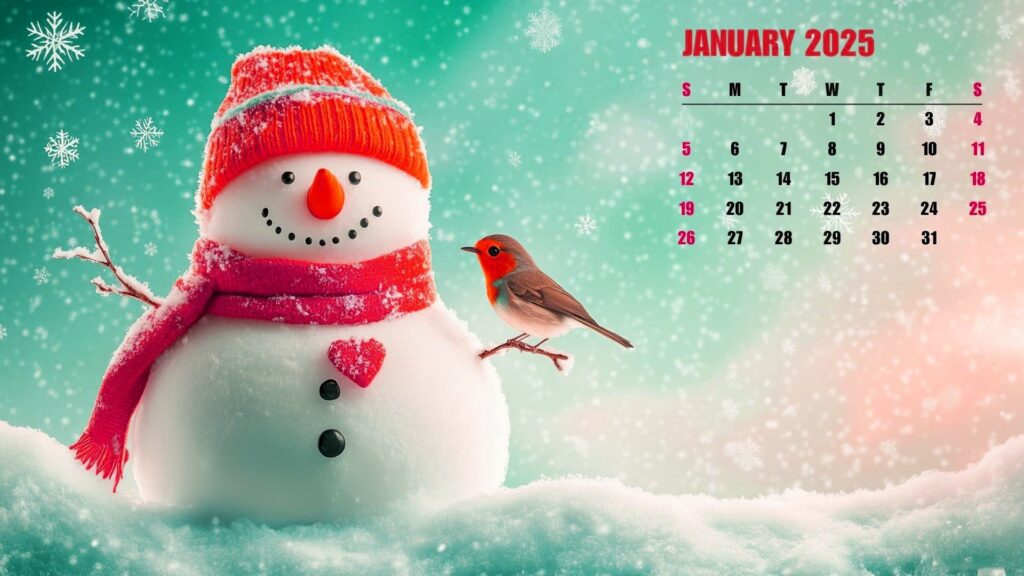 January 2025 Wallpaper iXpap