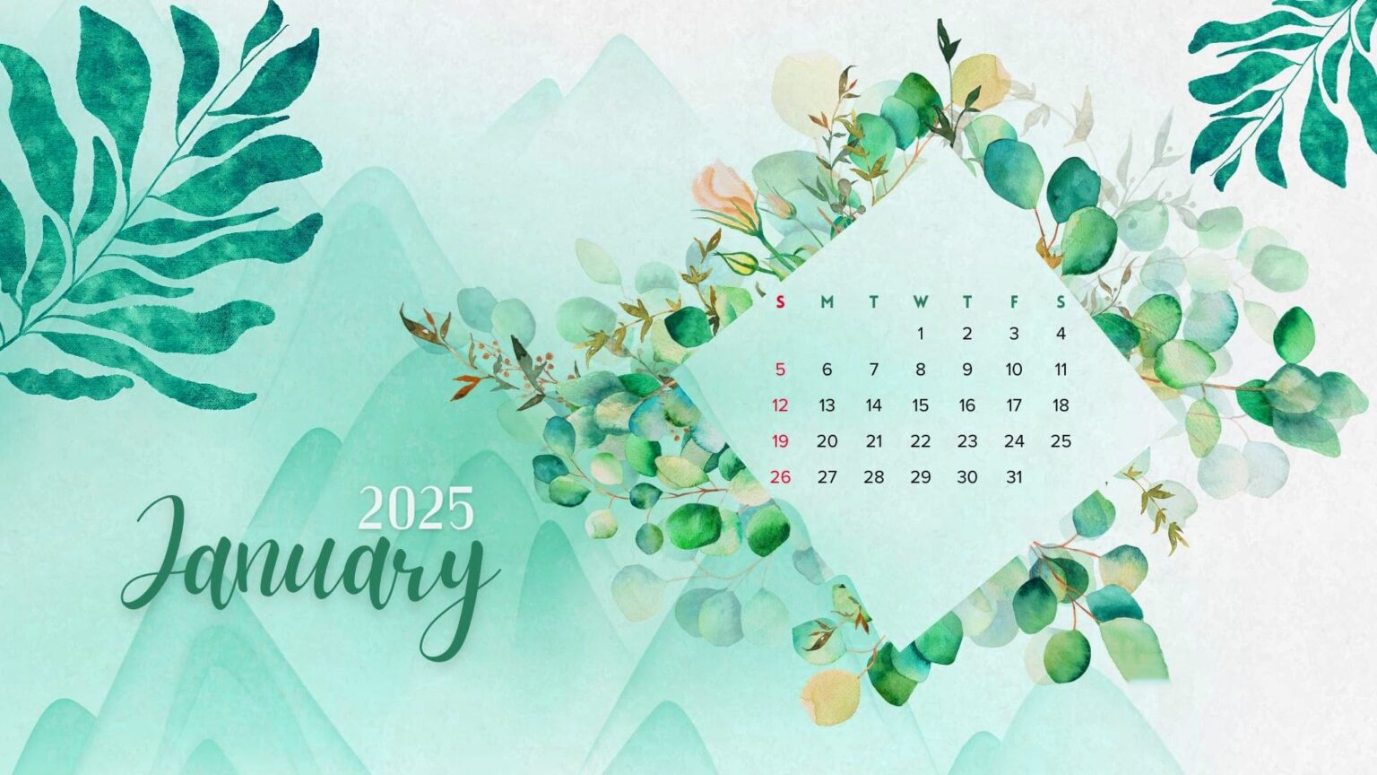 January 2025 Wallpaper - iXpap — free download