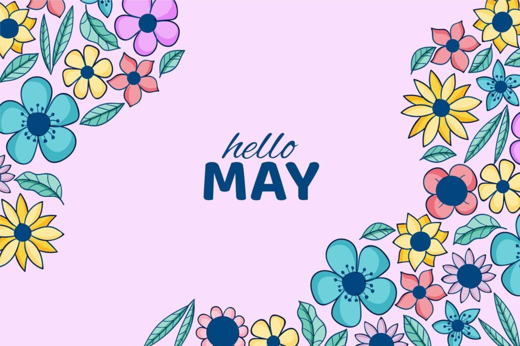 May Wallapper Pattern May 2025 Wallpaper - iXpap