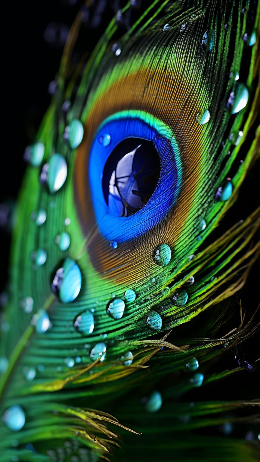 Peacock Feather Wallpaper - iXpap