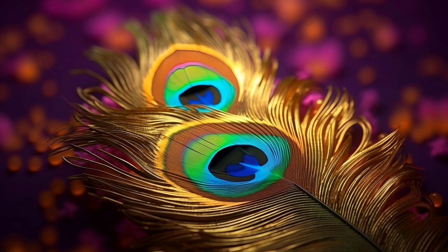 Peacock Feather Wallpaper - iXpap