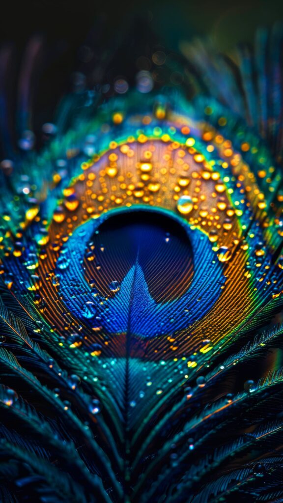 Peacock Feather Wallpaper - iXpap