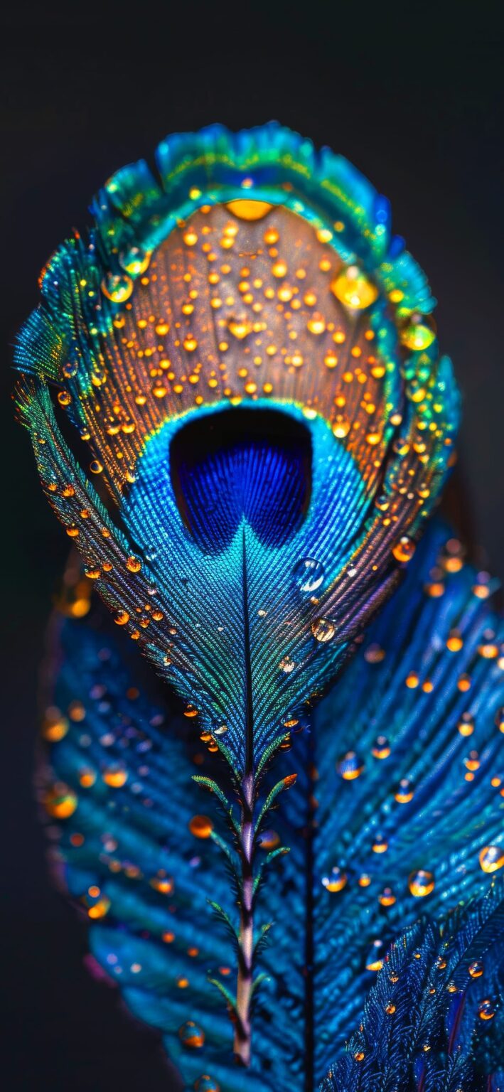 Peacock Feather Wallpaper iXpap