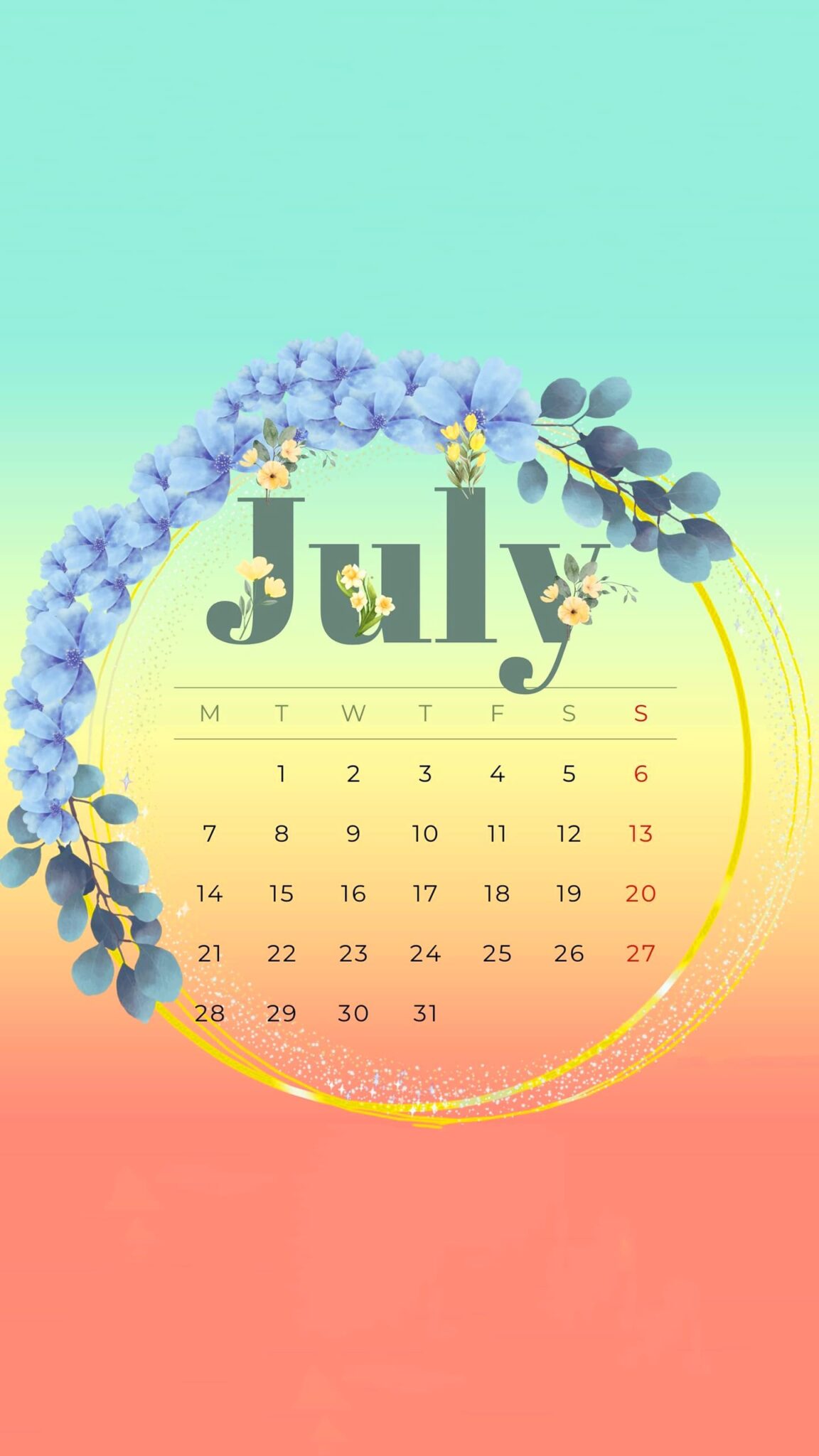 July 2025 Wallpaper Ixpap