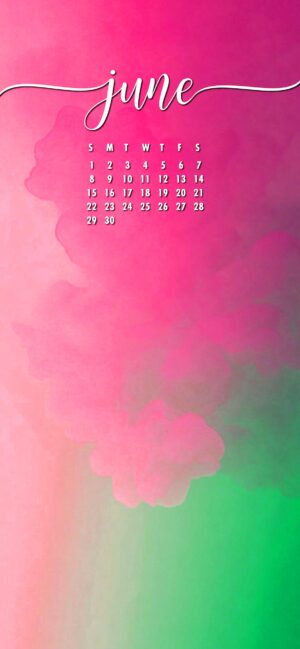 June Calendar 2025 Wallpaper