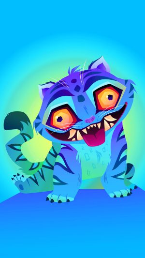 Derpy Tiger Wallpaper