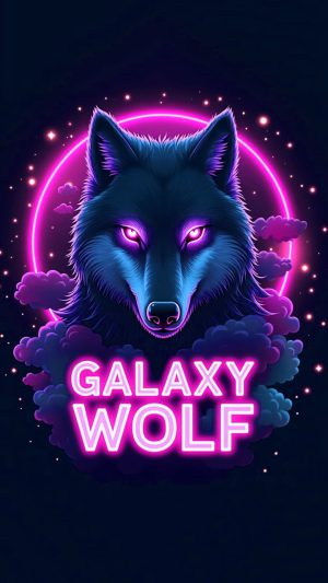 Epic Galaxy Wolf Wallpaper