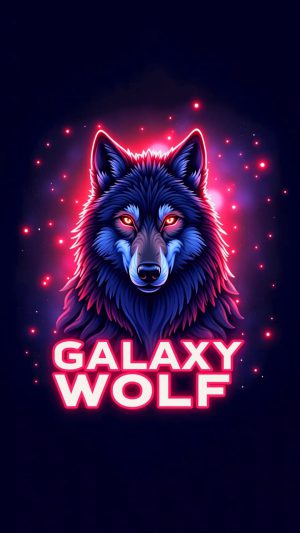 Epic Galaxy Wolf Wallpaper