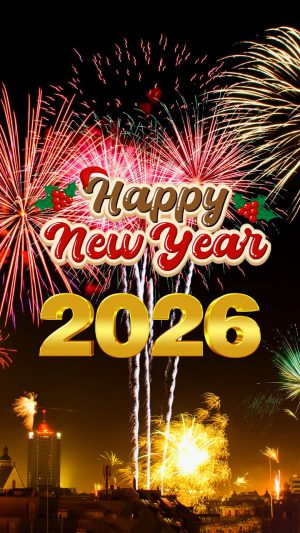 2026 New Year Wallpaper
