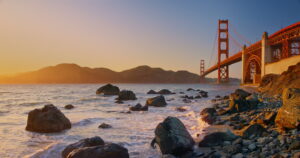 macOS Golden Gate 27 Wallpaper
